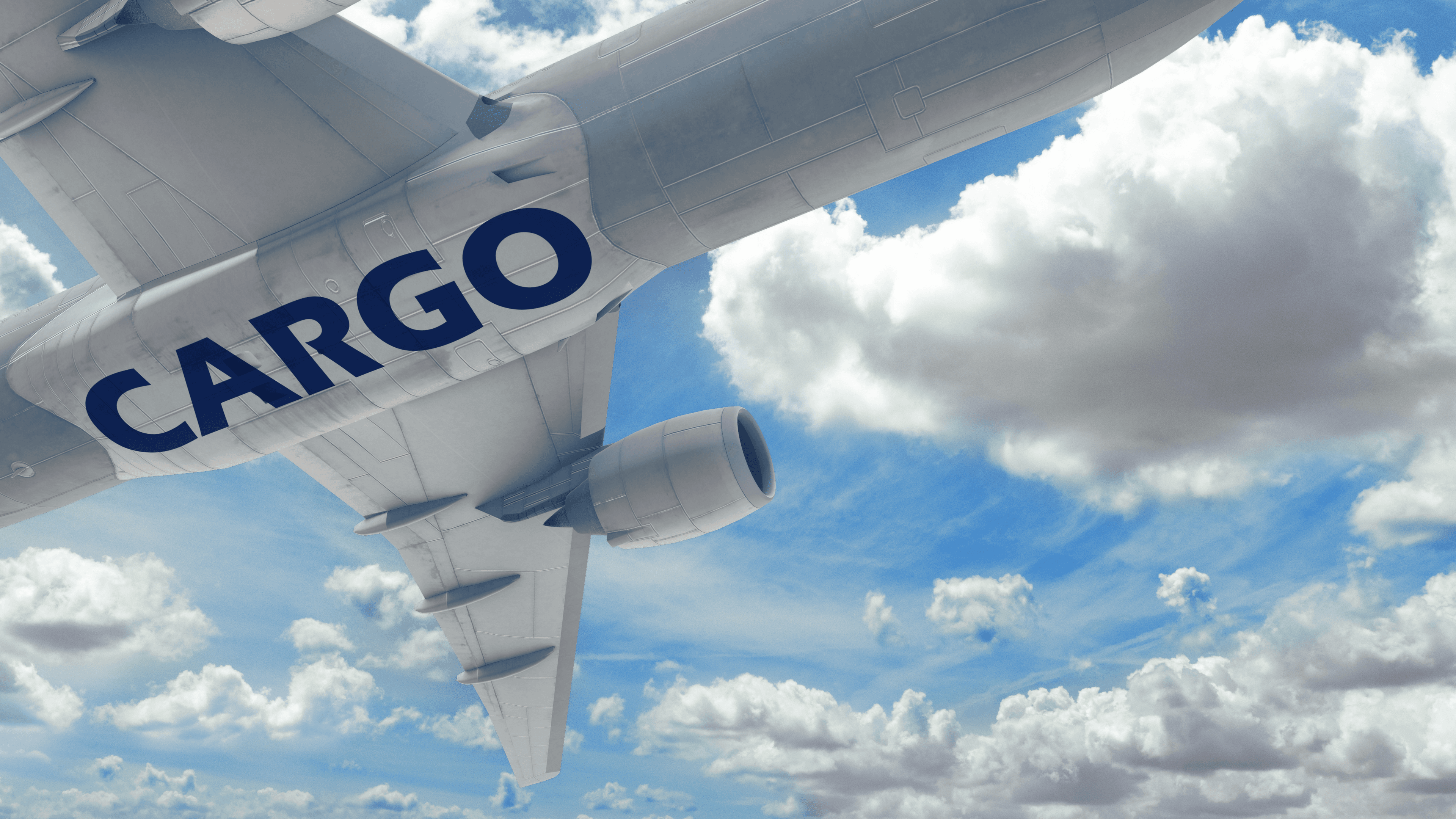 Cargo aircraft loading freight